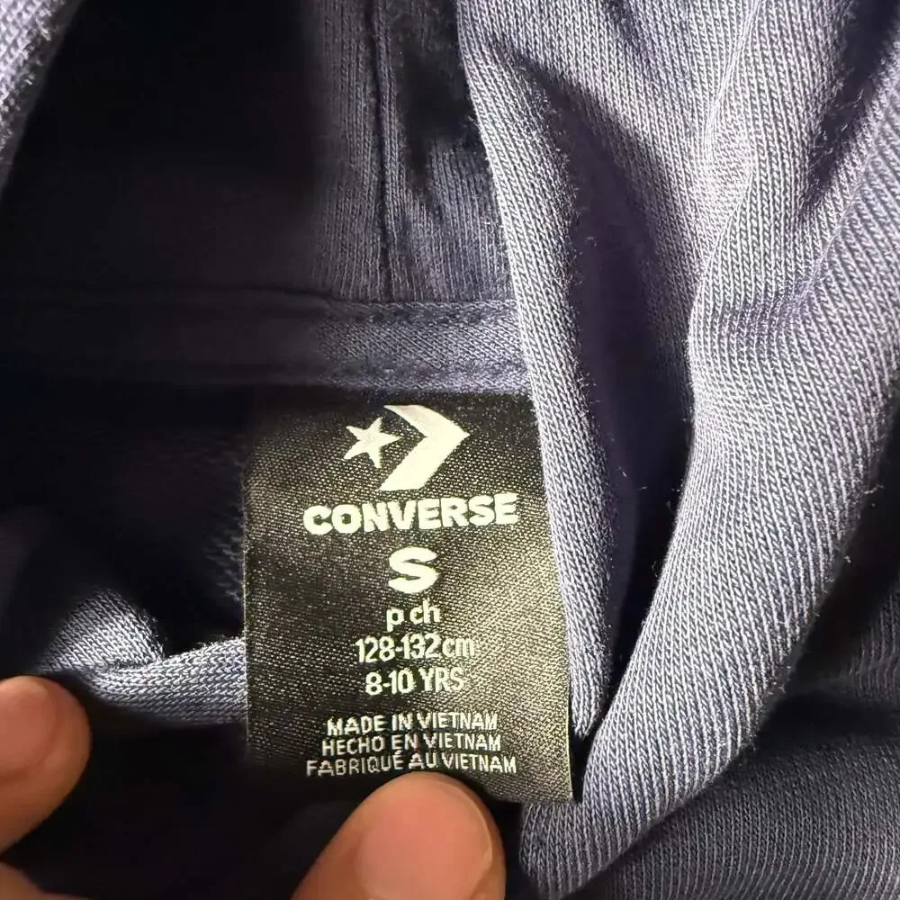 Converse All Star Chuck Taylor Since 1908 Graphic Pullover Hoodie Boys Small